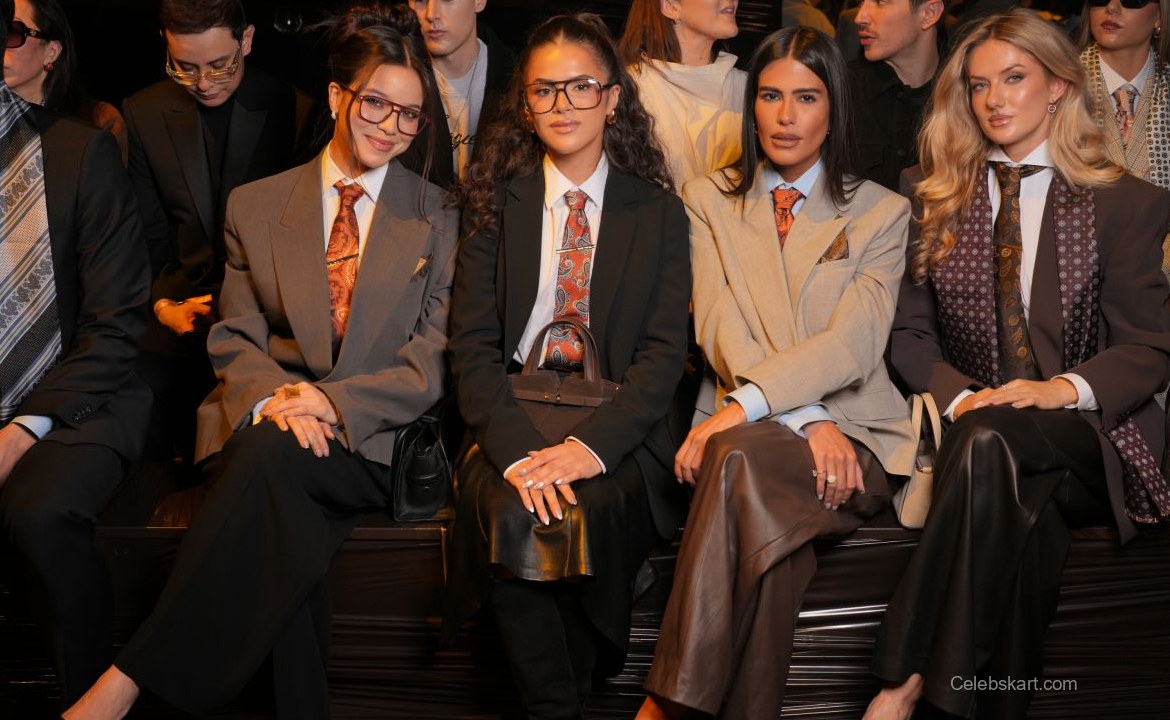 Alica Schmidt At Boss Menswear Show February 2026 3