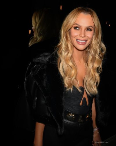 Amanda Holden showcases stylish look