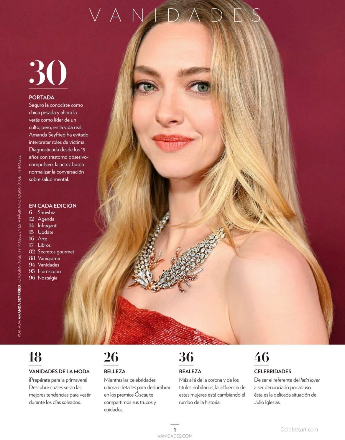 Amanda Seyfried Vanidades Mexico Cover March 2026 8