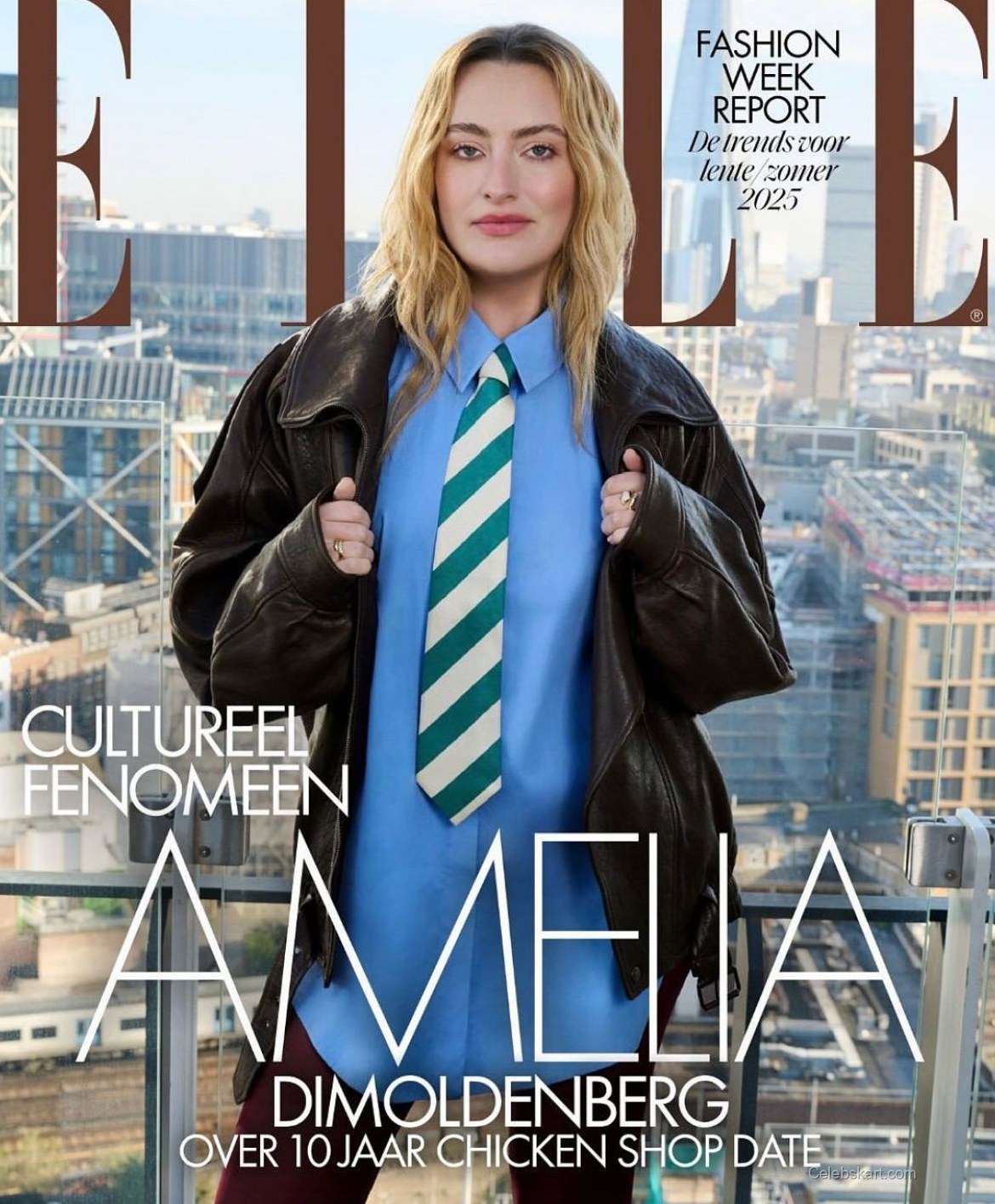 Amelia Dimoldenberg for Elle Netherlands, February 2025 1