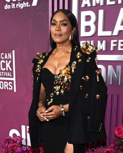 Angela Bassett showcases stylish look