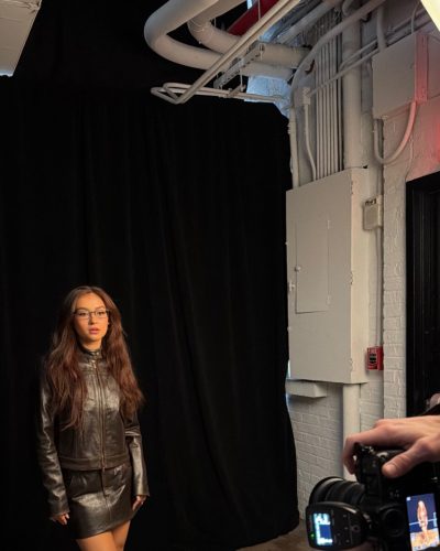 Anna Cathcart showcases stylish look