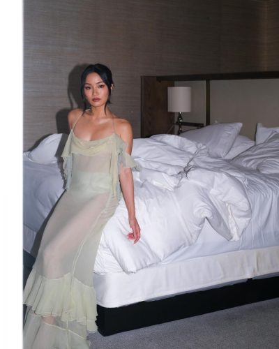 Anna Sawai spotted in photoshoot look during appearance