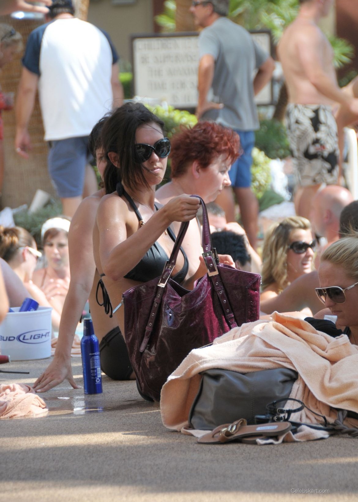 Audrina Patridge Bikini Poolside Las Vegas August 2008 7