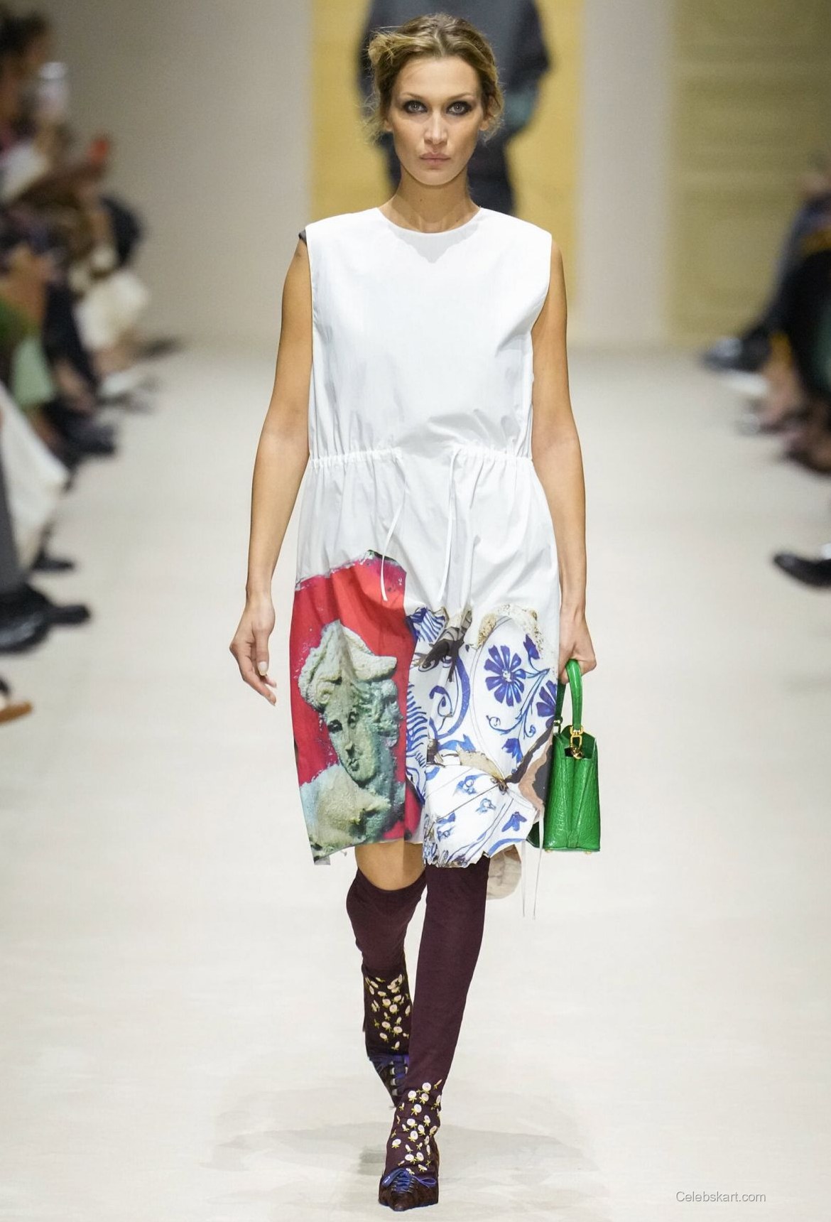 Bella Hadid Walks Prada Runway at Milan Fashion Week, February 2026 1