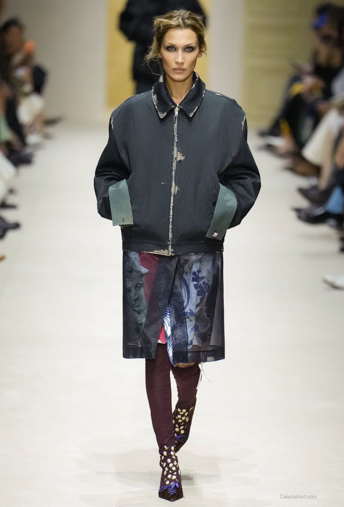 Bella Hadid Walks Prada Runway at Milan Fashion Week, February 2026 10