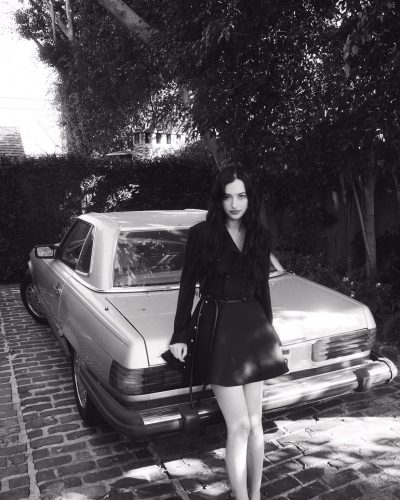 Cazzie David turns heads in magazine look