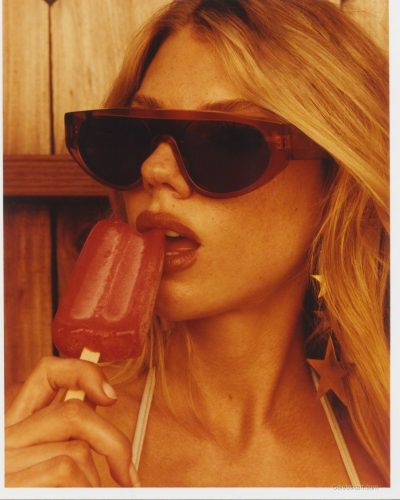 Charlotte McKinney showcases gown