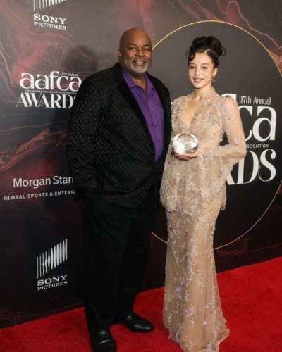 Chase Infiniti stuns in stylish look at awards