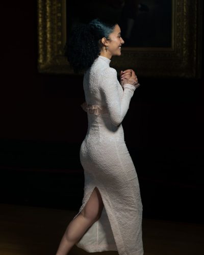 Chase Infiniti spotted in stylish look during appearance