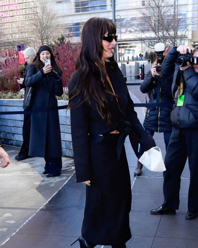 Dakota Johnson showcases stylish look