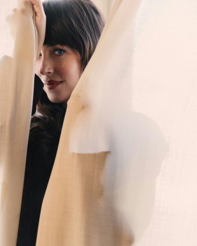 Dakota Johnson spotted in magazine look during appearance