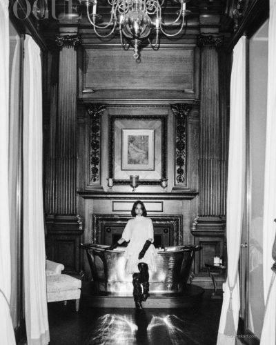 Danna Paola wearing gown at appearance 2026