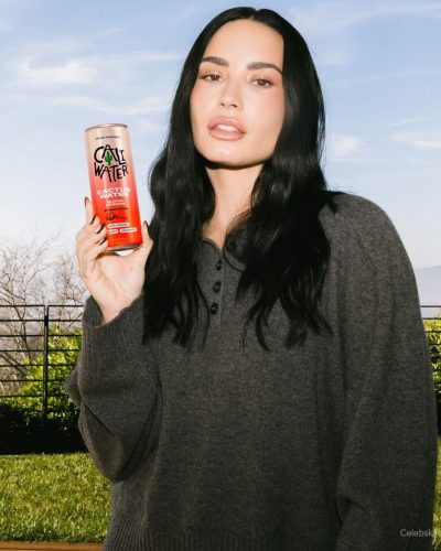 Demi Lovato showcases stylish look