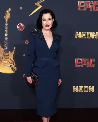 Dita Von showcases stylish look