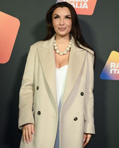 Elettra Lamborghini wearing stylish look at appearance 2026