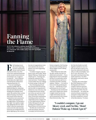 Elle Fanning in The Hollywood Reporter, February 2026 3