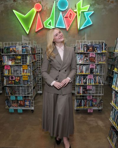 Elle Fanning Vidiots Screening Los Angeles February 2026