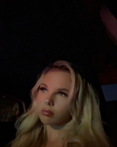 Ellie Blue wearing stylish look at Instagram post 2026