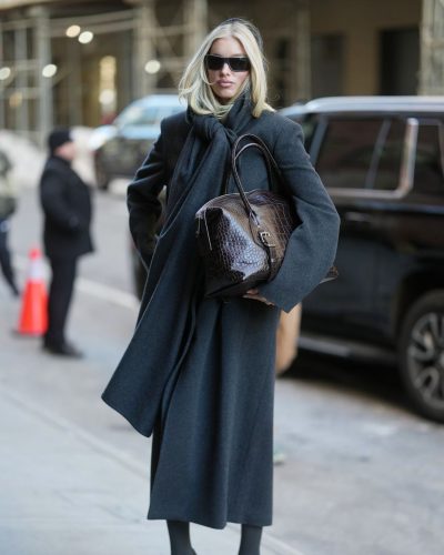 Elsa Hosk showcases stylish look