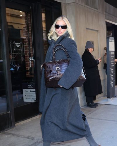 Elsa Hosk spotted in stylish look during appearance