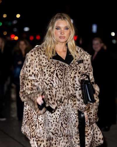 Elsa Hosk spotted in stylish look during appearance