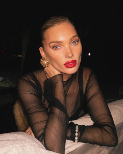 Elsa Hosk showcases stylish look