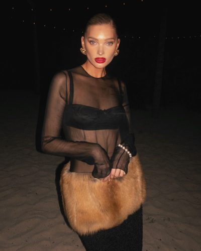 Elsa Hosk spotted in stylish look during Instagram post