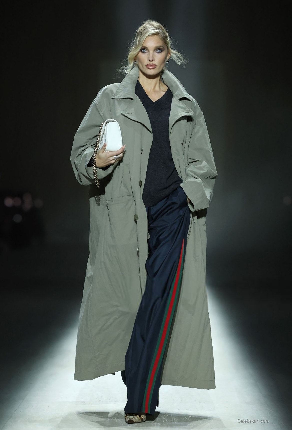 Elsa Hosk Walks Gucci Runway Milan February 2026 1