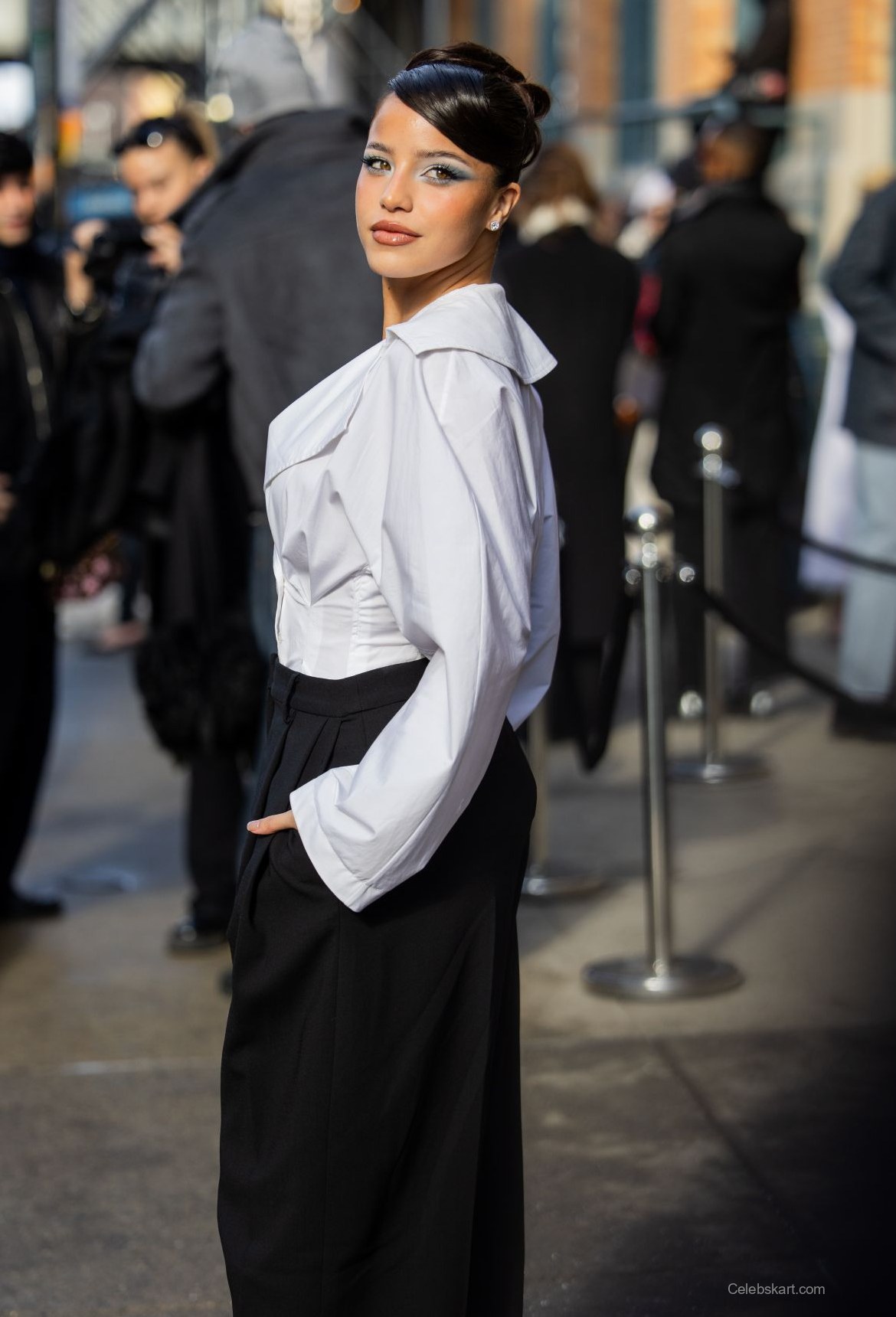 Emilia Mernes at Carolina Herrera NYFW, February 2026 10