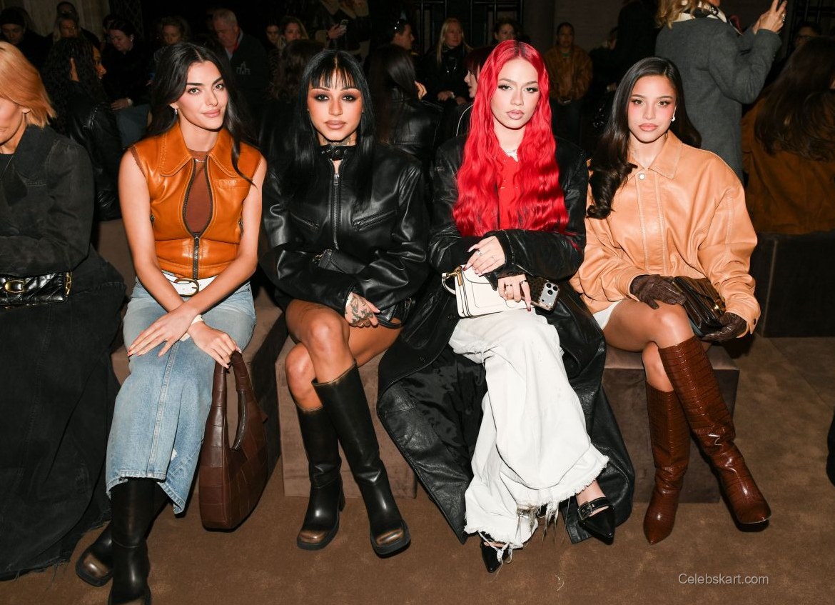 Emilia Mernes at Coach NYFW Runway Show, February 2026 2