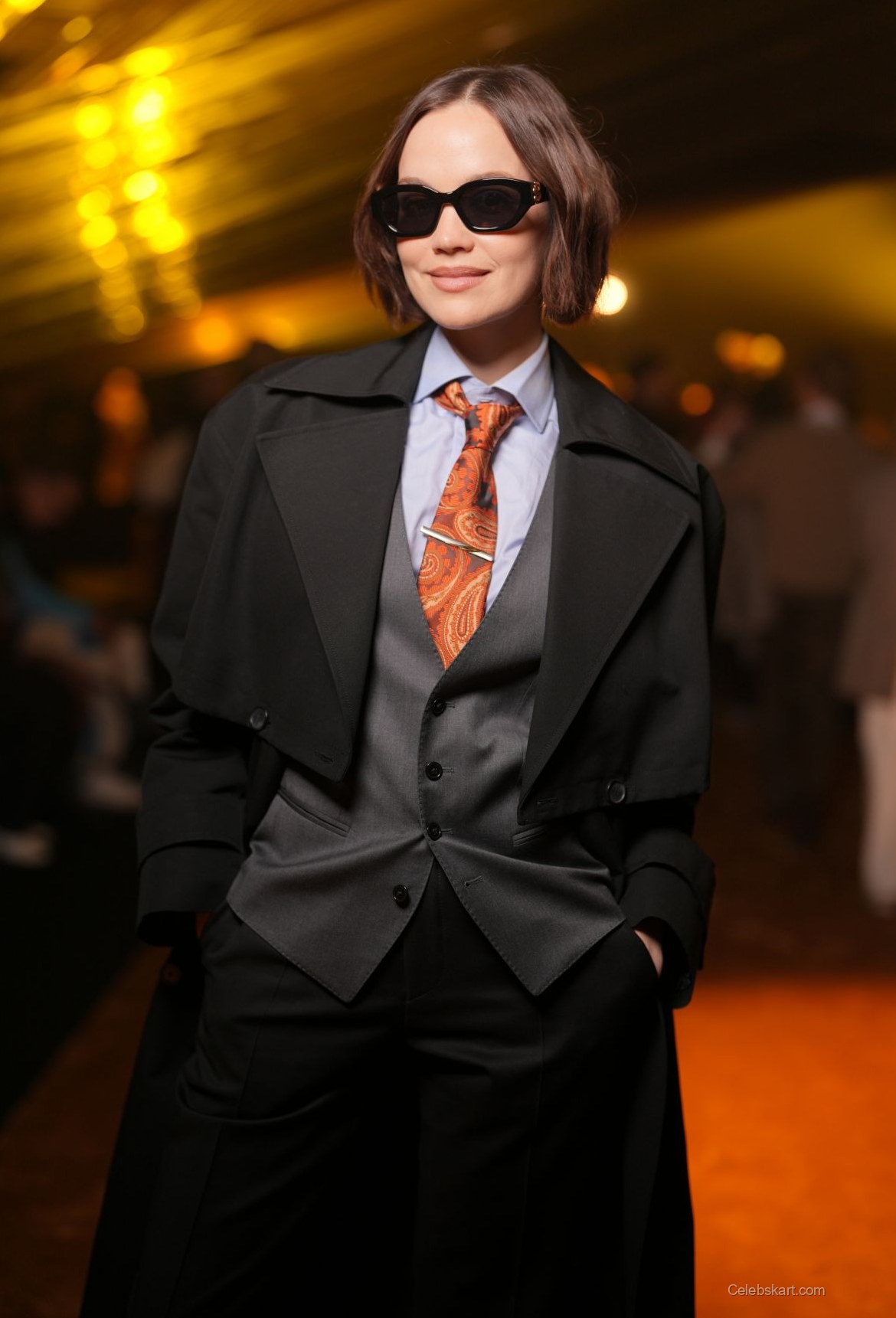 Emilia Schule At Boss Menswear Show February 2026 1