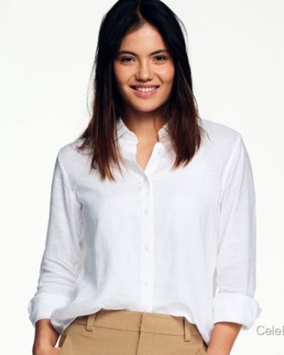 Emma Raducanu showcases jacket