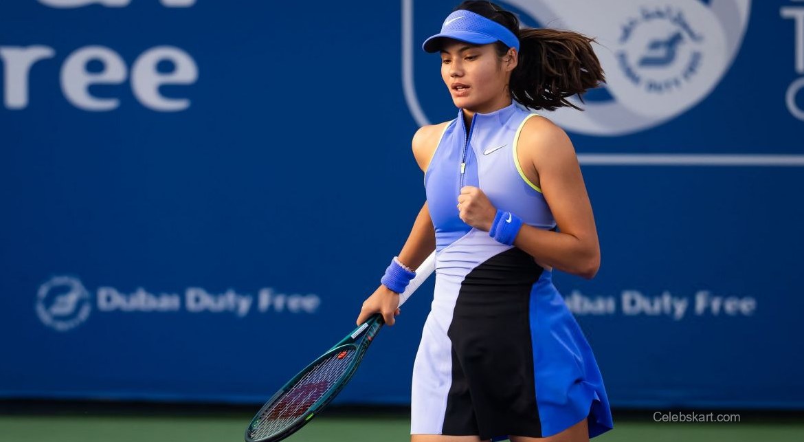 Emma Raducanu Loses Dubai Tennis First Round February 2026 7