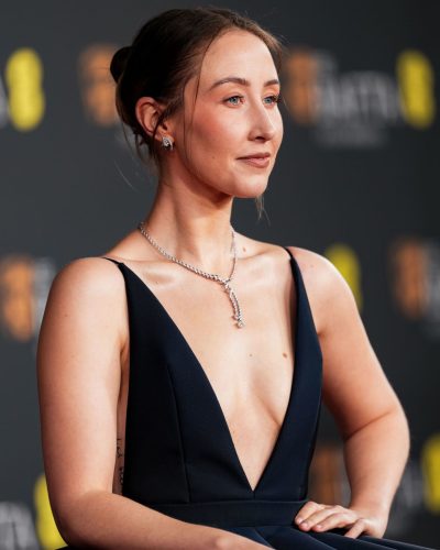 Erin Doherty showcases stylish look