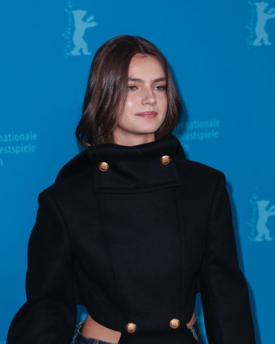 Florence Hunt wearing stylish look at appearance