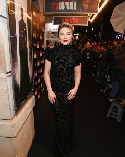 Florence Pugh stuns in stylish look at appearance 2026