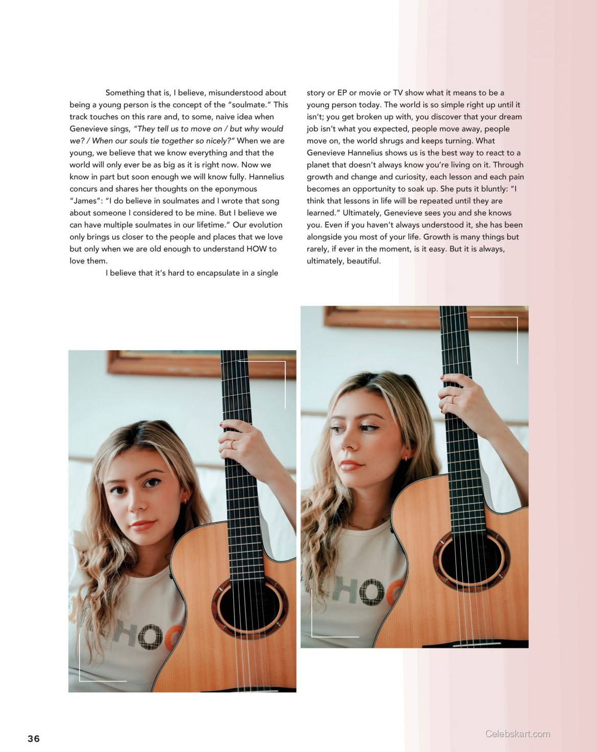 Genevieve Hannelius Unclear Magazine, January 2026 8