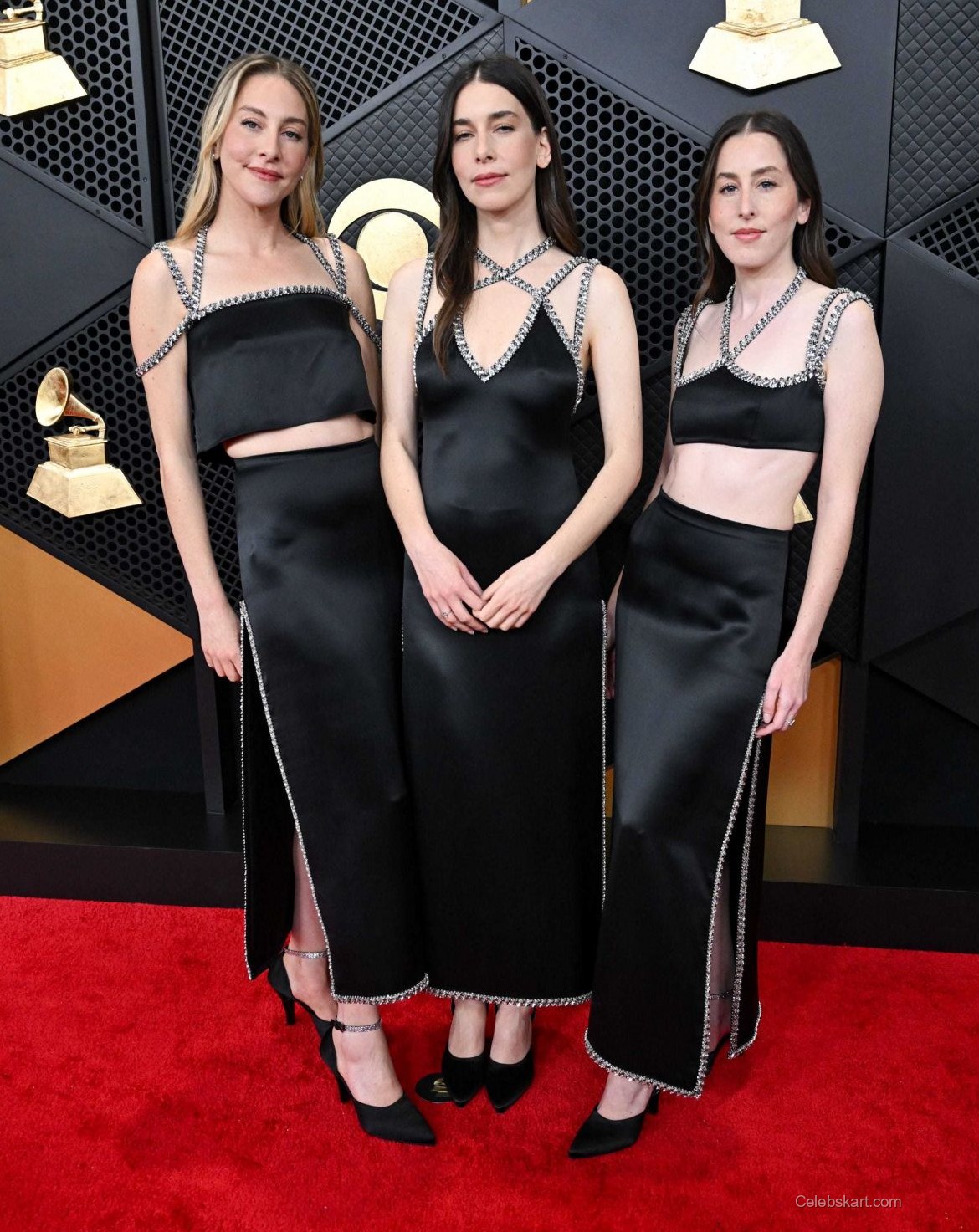 Haim Sisters at 68th Grammy Awards Red Carpet, February 2026 1