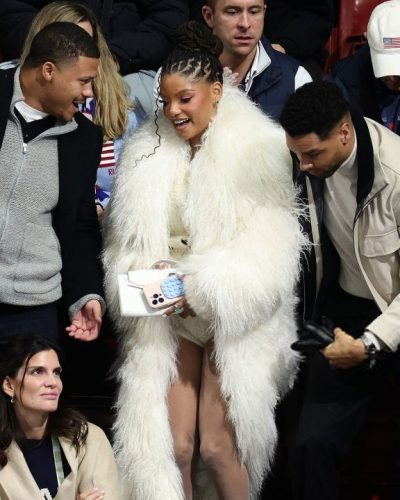 Halle Bailey showcases stylish look