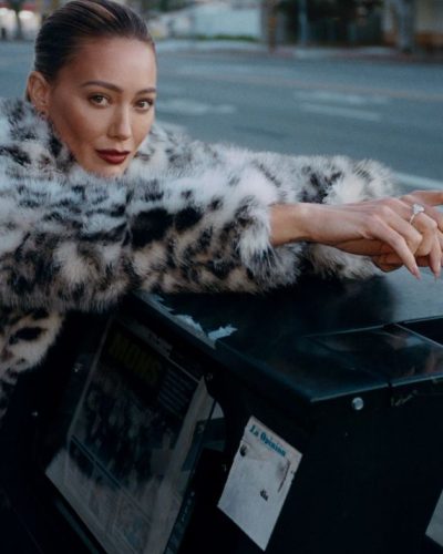 Hilary Duff showcases stylish look