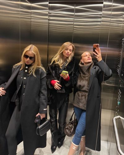 Ilona Arsentieva showcases stylish look