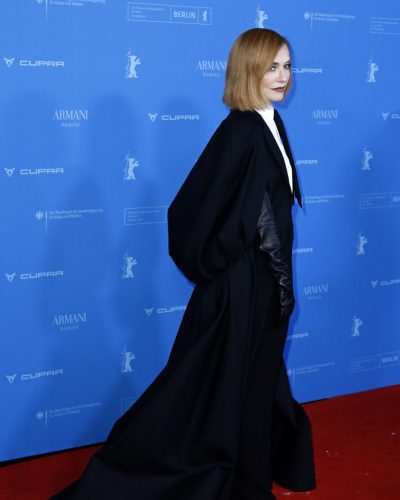 Isabelle Huppert wearing stylish look at premiere 2026