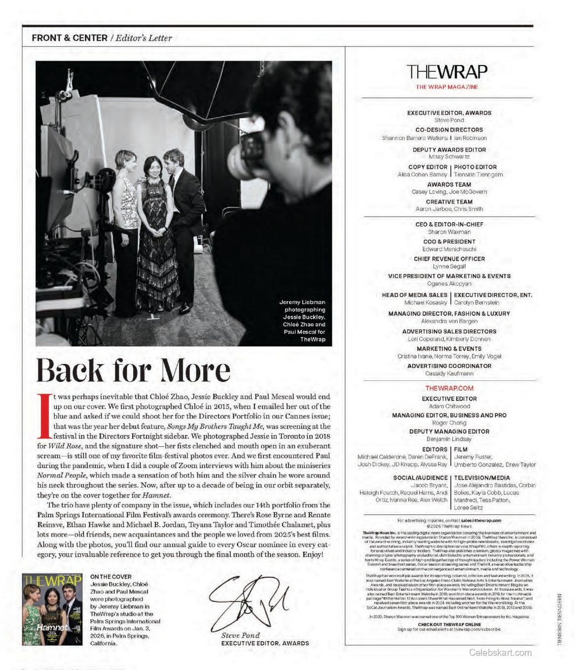 Jessie Buckley and Chloe Zhao for TheWrap, February 2026 6