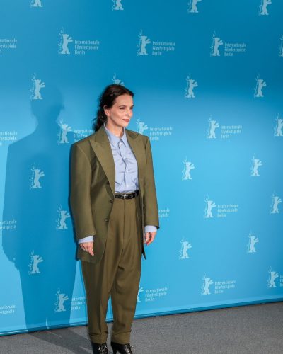 Juliette Binoche spotted in stylish look during appearance