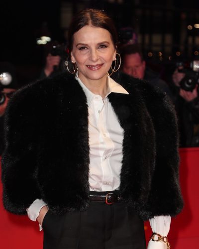 Juliette Binoche showcases stylish look