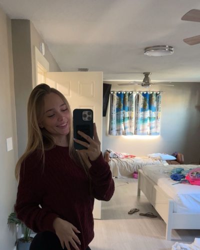 Kyla Dodds showcases jacket