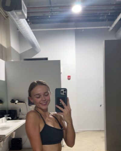 Kyla Dodds wearing jacket at Instagram post 2026