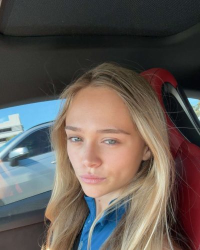 Kyla Dodds showcases dress