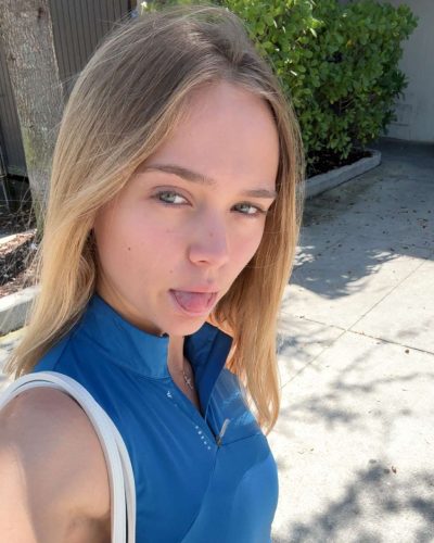 Kyla Dodds spotted in dress during Instagram post